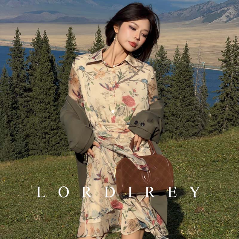 LORDIREY/【碎花】轻奢时尚碎花女款爆款2026新款半身裙裙子