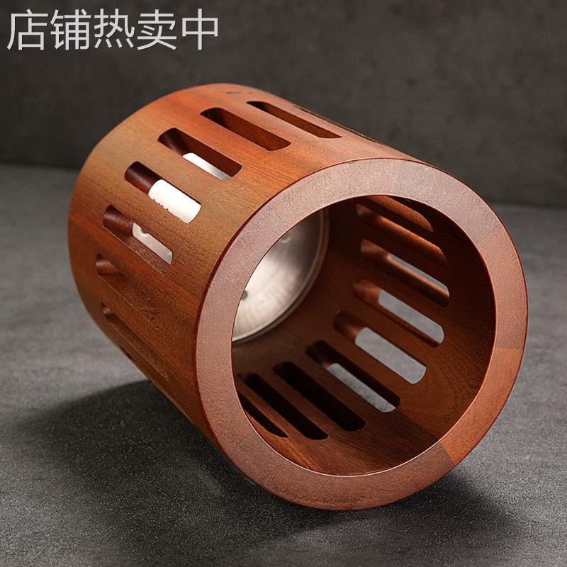 xyt实木制筷子筒家用防锈不锈钢沥水餐具收纳可壁挂式筷子笼