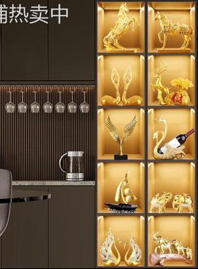 客厅玄关家具装饰品摆件树脂工艺品支持
