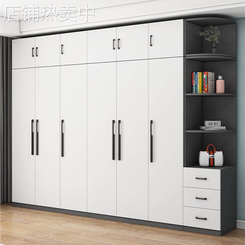 轻奢衣柜家用卧室组合收纳柜现代简约小户型整体衣柜经济型大衣橱