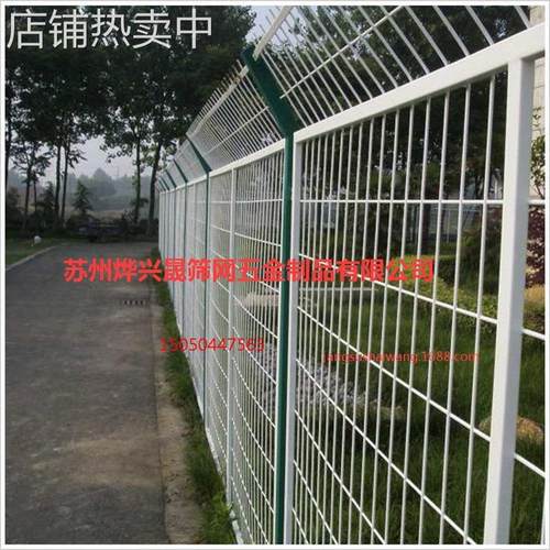 厂家铁路公路框架防护栏双边丝护栏网 浸塑铁线围网护栏网