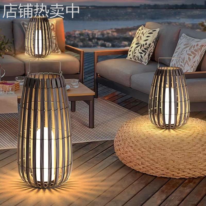 太阳能户外灯庭院灯花园布置落地灯别墅草坪灯防水室外露台氛围灯