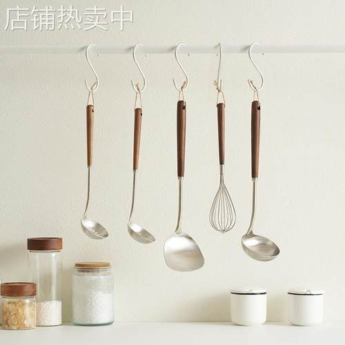 火锅勺304不锈钢家用长柄勺子汤勺高颜值盛汤大号吃火锅新款