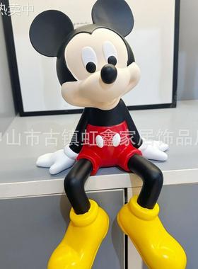 简约现代坐姿米奇摆件客厅玄关过道电视柜桌面家居壁柜酒柜装饰品