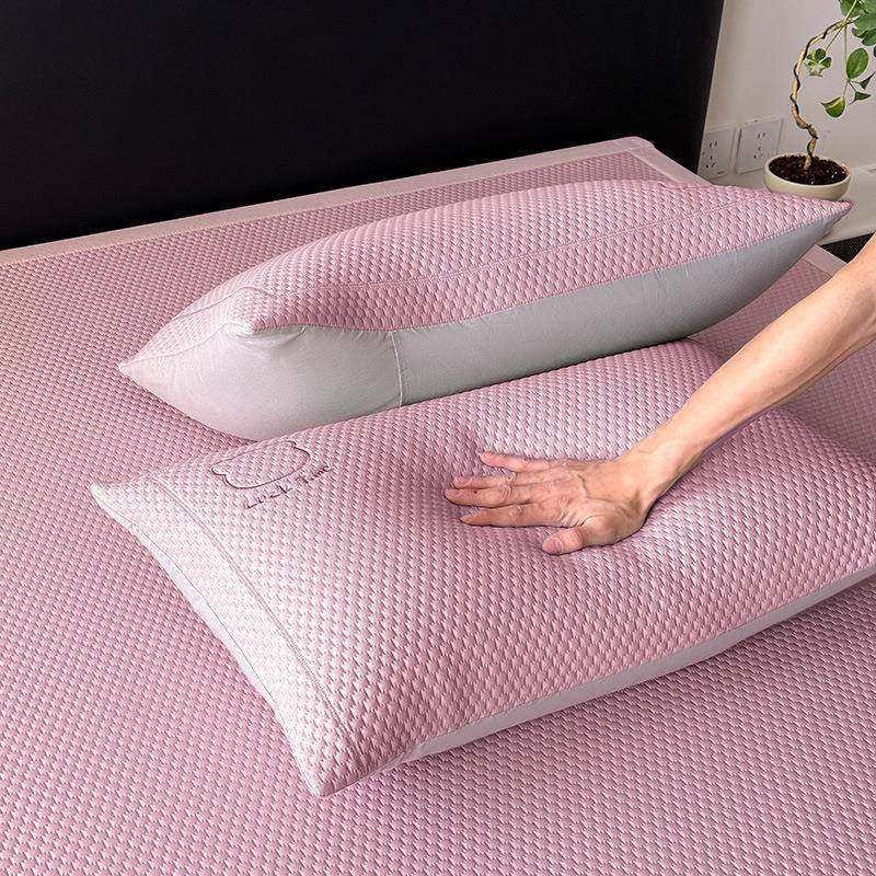 A类凉豆豆枕套一对柔软可机洗夏季PE冷感冰丝枕头套,床上用品,枕套,淘宝优惠券,粉丝福利购,淘宝优惠卷