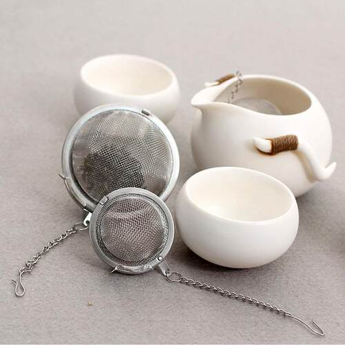 不锈钢茶漏茶叶过滤器创意调料球泡茶器茶滤泡茶球茶漏茶滤茶叶滤