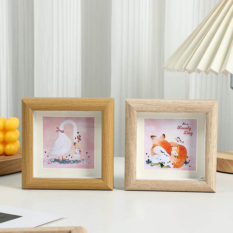 简约创意立体中空迷你正方形小相框油画棒装裱画框摆台,家居饰品,DIY亲子装饰画,淘宝优惠券,粉丝福利购,淘宝优惠卷