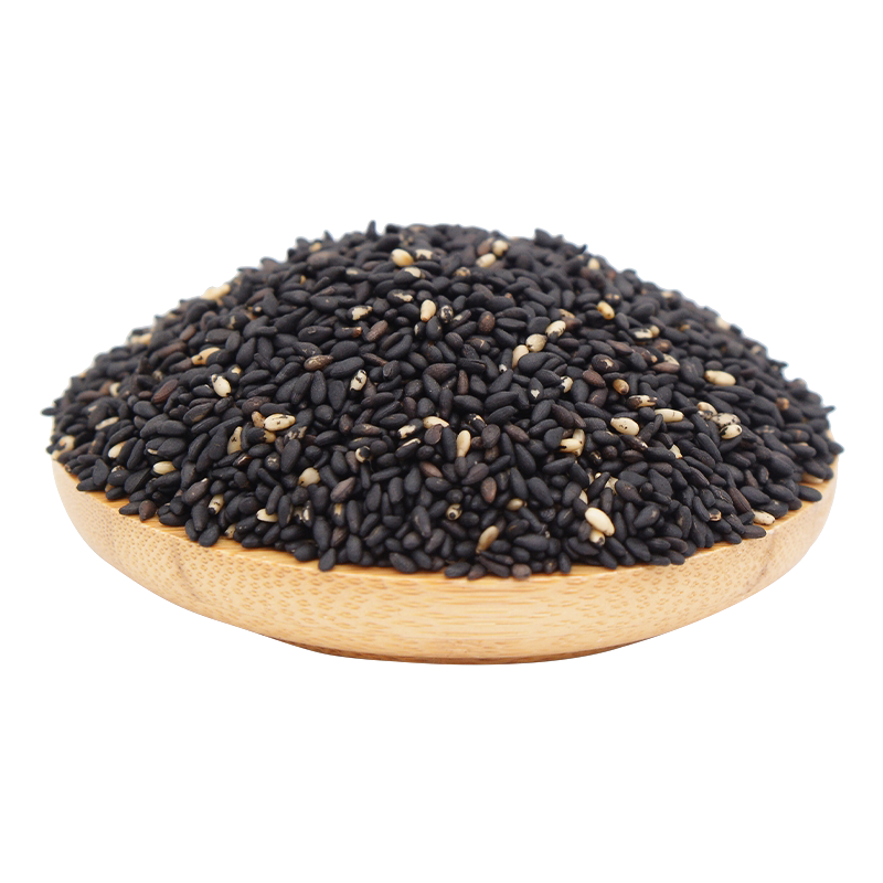 镇臻美味黑芝麻熟即食500g*2袋新货原味炒黑芝麻五谷杂粮散装自产