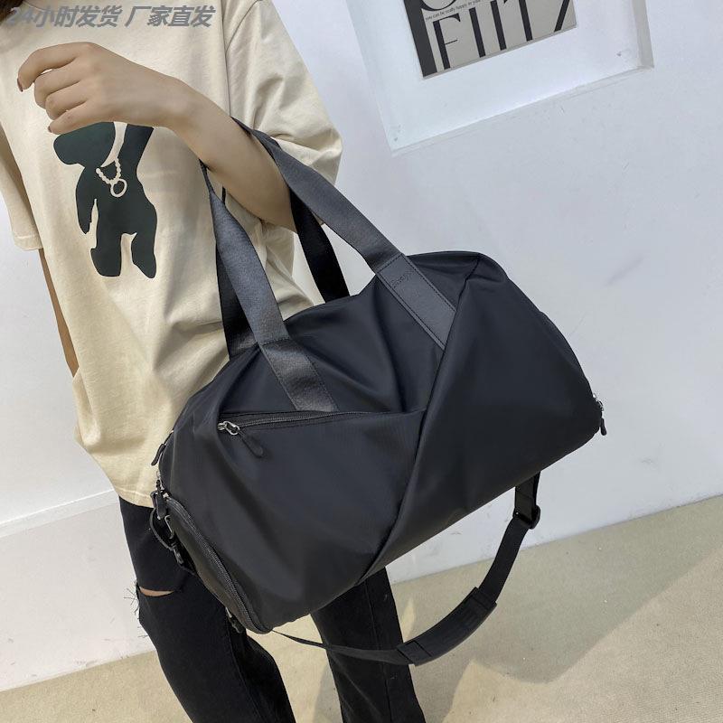 女生行李包健身运动包女独立鞋仓