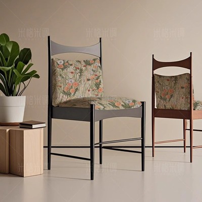 芬尼特法式复古风实木餐椅