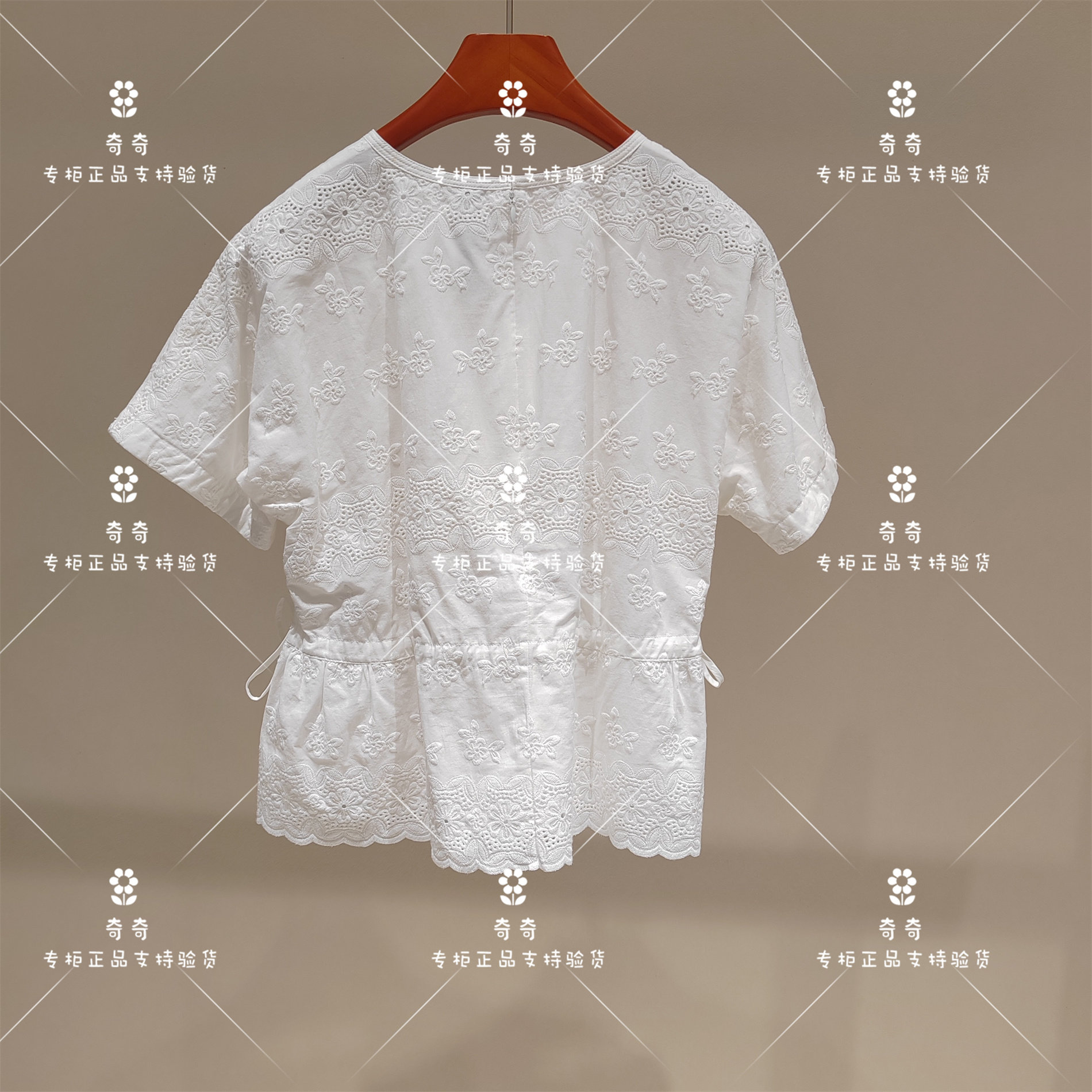 言EIN 茶愫专柜正品26夏款上衣TJ2402E21  1490 - 实物图