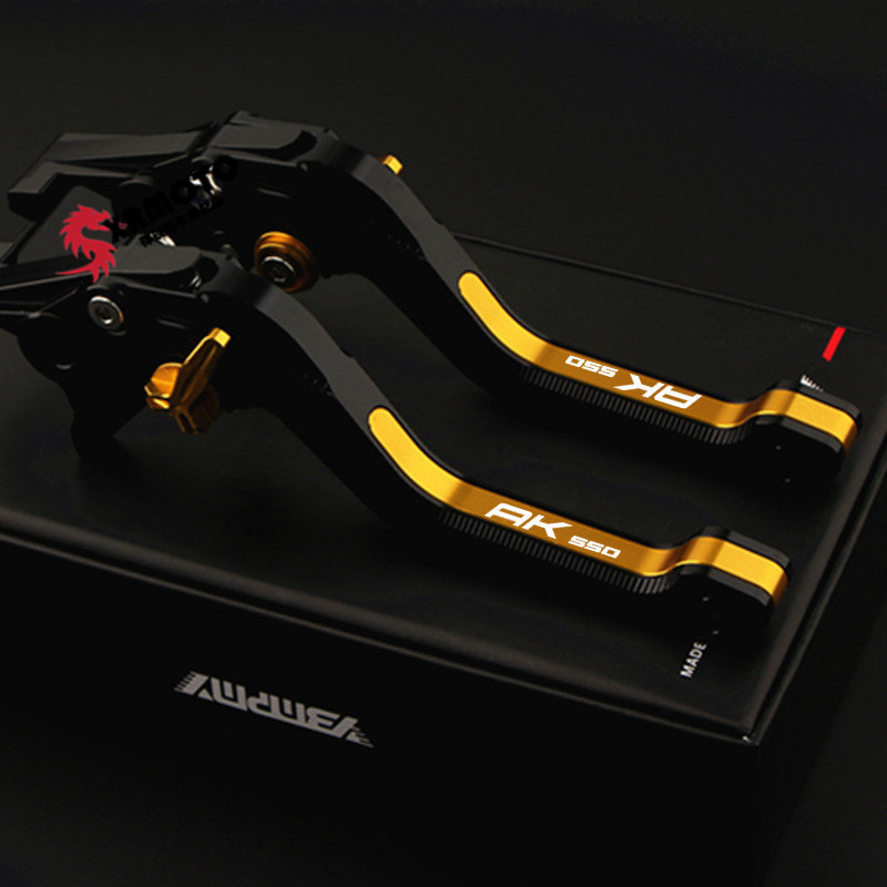 适用光阳赛艇 AK550 改装5D刹车离合牛角 省力手把竞技拉杆手柄