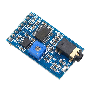 MP3播放模块 串口点播 解码板 插卡播放 带3w功放 语音播报 M3A1T