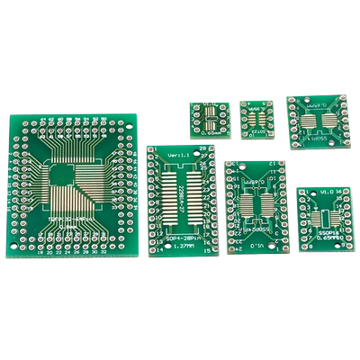 SOP转接板 SOP8 SOP10 SOP16 SOP28 TQFP QFN56/64 IC测试板PCB板