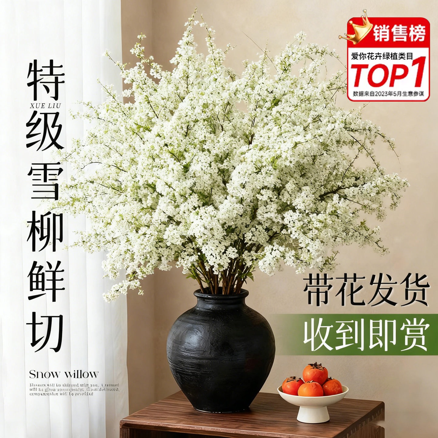 【爆花机器】云南鲜枝雪柳收到赏