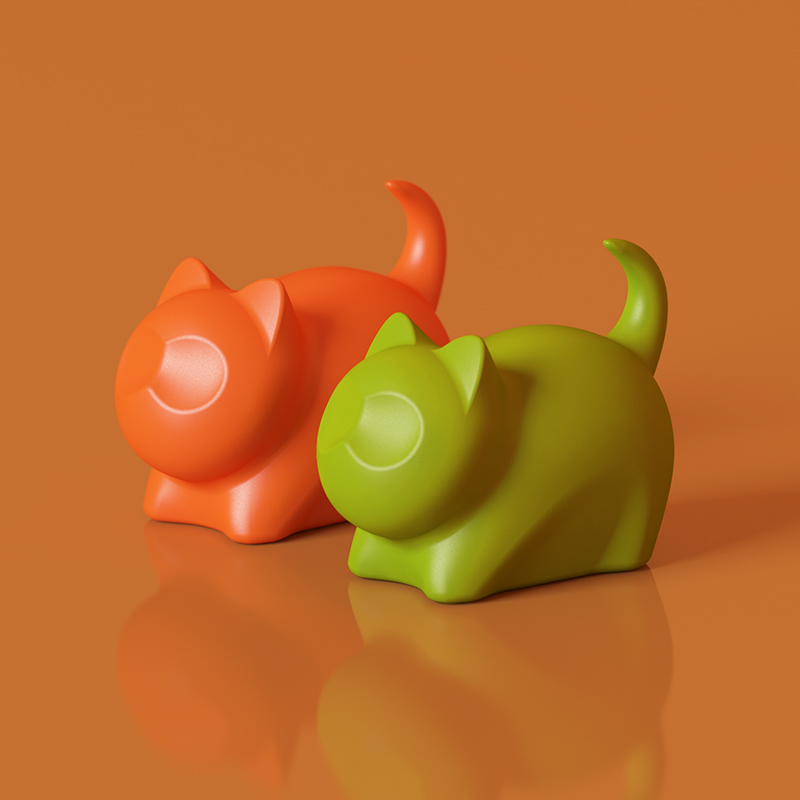 空之喵喵磁铁粘胶免打孔小猫挂钩