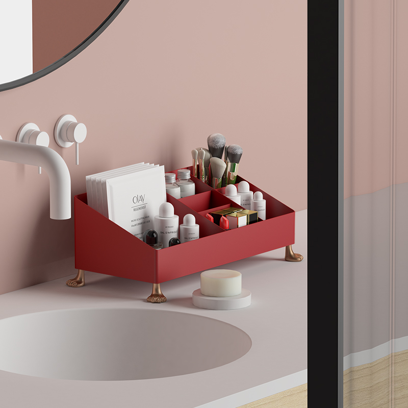 北欧风格口红大容量化妆品收纳盒
