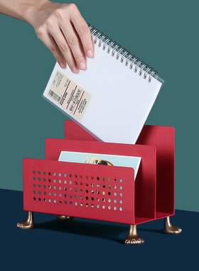 [空之喵喵]ins创意铁艺简易桌面书架置物架小型学生桌上收纳整理