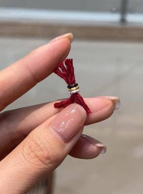 纯铜三色隔片跑环文玩配珠隔珠散珠手串隔片配饰搭配B66