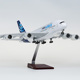 航模 飞机模型带轮子带灯南航空客380原型波音747国航东航仿真拼装