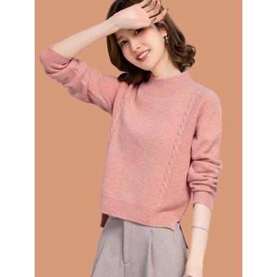 半高领毛衣女秋冬2025新款爆款洋气高腰短款小个子内搭打底羊毛衫