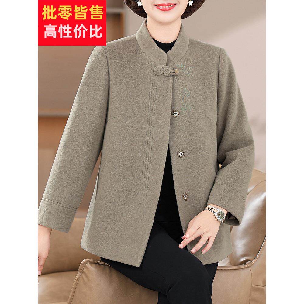 60岁中老年妇女唐装上衣中国风贵族服装