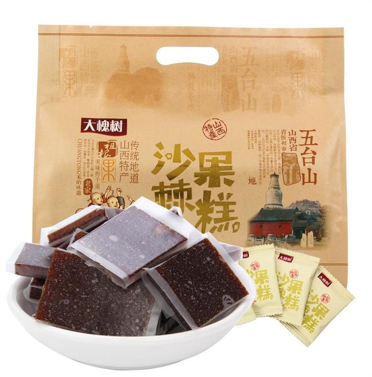 野生沙棘果糕258g*2袋洪洞枣糕新包装临汾零食山西特产大槐树醋糕