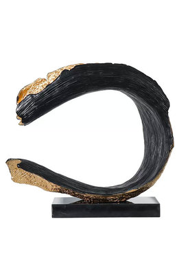 复古白马摆件寂风天然石马抽象艺术雕塑创意抽象浪花摆台饰品