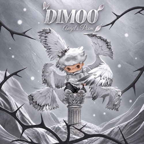 纯手工泡泡玛特天使序列dimoo荆棘之梦改娃diy摆件盲盒生日礼物