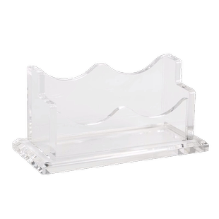 请赐名片盒请赐名片箱亚克力名片盒商务大容量透明创意名片收纳盒男桌面名片架托名片座桌面收纳盒名片箱定制