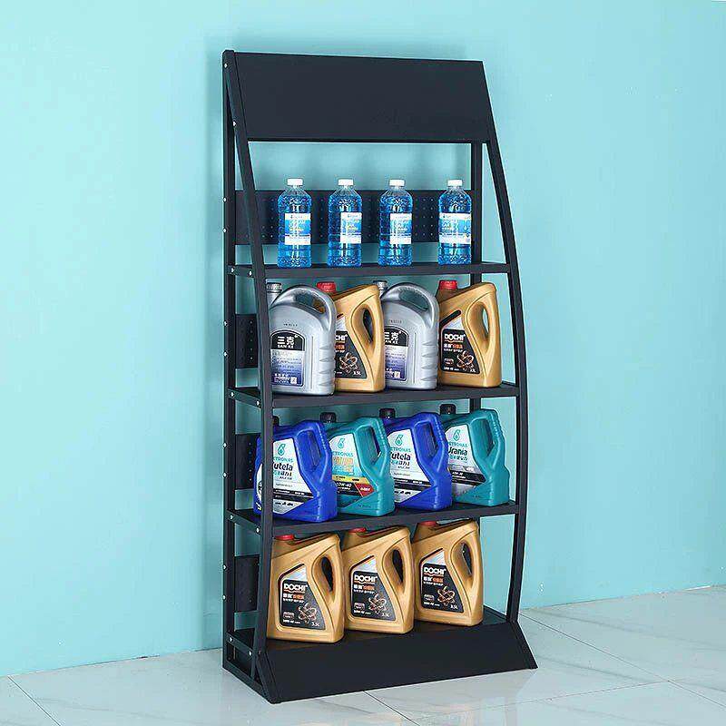 加厚机油货架展示架润滑油陈列架铁架子多功能展架多层展示柜定制