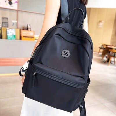 法国ZAMP大容量牛津布双肩包新款休闲百搭简约旅行包轻便防水书包