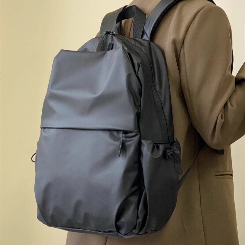 法国ZAMP高级感大容量防水尼龙时尚书包通勤旅游背包男女款双肩包