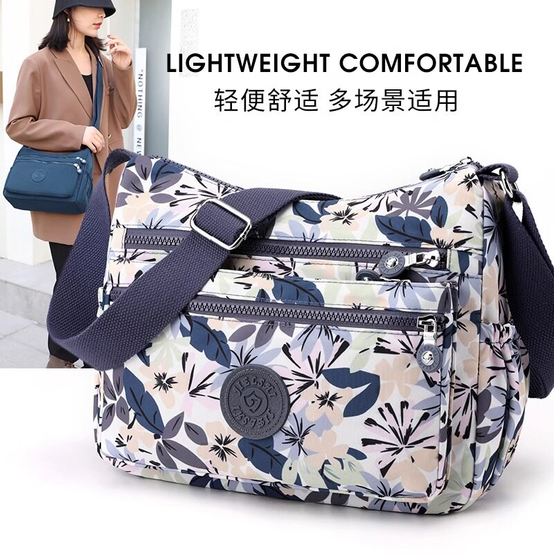 法国FMKgoyar斜挎包女气质包轻便大气多隔层防水单肩休闲旅游挎包
