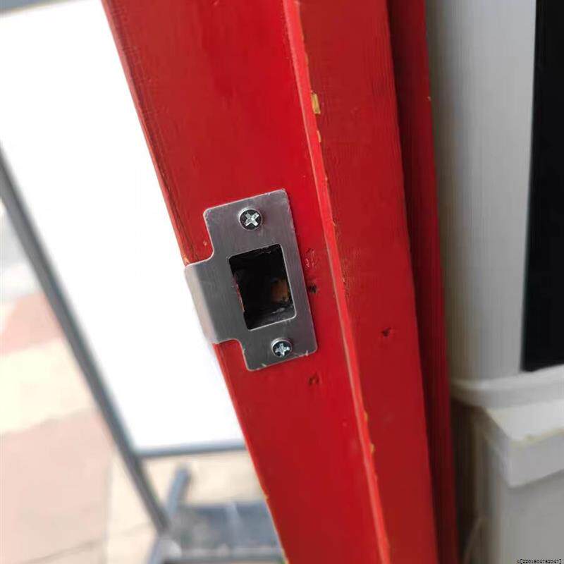 门扣片板室内门导向片卧室门锁锁片门框钢片锁具挡板挡片配件.