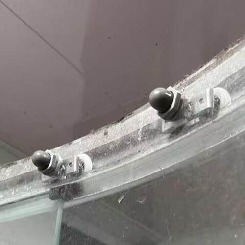 玻璃门摇摆冲淋房淋浴房老式滑轮铝架推拉沐浴浴室双轮小吊轮平移