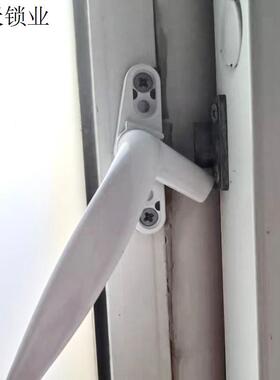 平开50型实心门窗锁扣拉手窗户铝合金加厚7字执手推拉窗把手配.