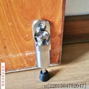 防撞打孔踩碰免门吸任意门阻器门隐形脚制止门吸脚踏门挡定位
