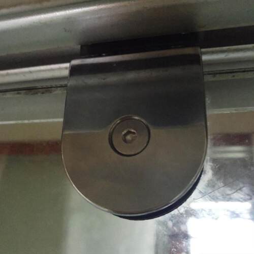 淋浴房吊滑轮老式浴室玻璃移门全套卫生间配件连体轮吊轨隔断滚轮