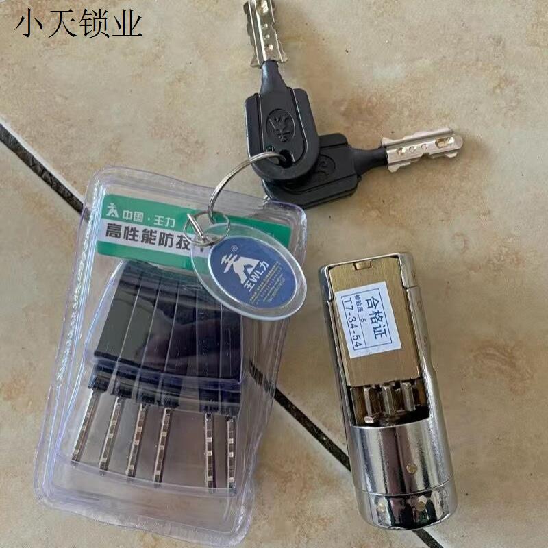 王力防盗门专用特能齿轮锁芯自动门碰碰级B级锁芯可选C锁超多轨款