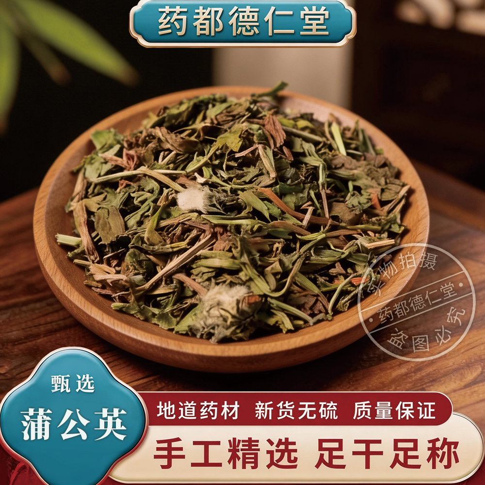 蒲公英中药材500克野生蒲公英泡水泡茶 新货尿床草黄花地丁婆婆丁