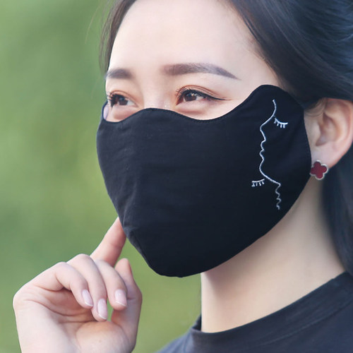 纯棉防风口罩加厚透气秋冬季防寒