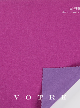 欧洲进口奢侈品面料供应商意大利COLOMBO双面纯山羊绒面料高端