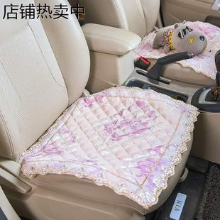 汽车单片三件套无靠背四季 座垫坐垫夏季 通用亚麻布艺后排女神轿车