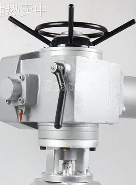 法兰籿胶铝合金GJ941X-6L手轮电动管夹阀DN50 65 80 100 150