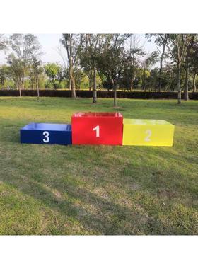 钢制木制田径比赛领奖颁奖台成人儿童款运动会领奖台颜色尺寸