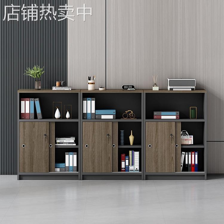 矮柜会议室茶水柜办公室办公柜子文件柜隔断柜带锁储物柜打印机柜