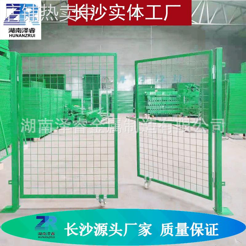 车间隔离网门仓库隔断铁丝网机器隔离安全防护围栏分隔移动式护栏