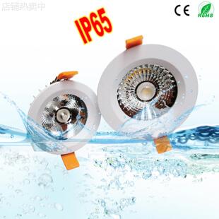 LED防水防雾筒灯IP65浴室厨房卫生间游泳馆户外走廊COB和贴片