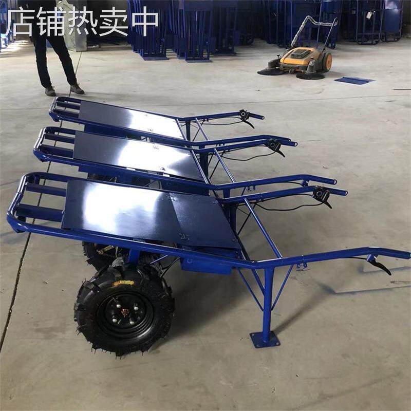 爬山越野电动手推车仓储拉货运输平板车全自动搬运家用手推老虎车